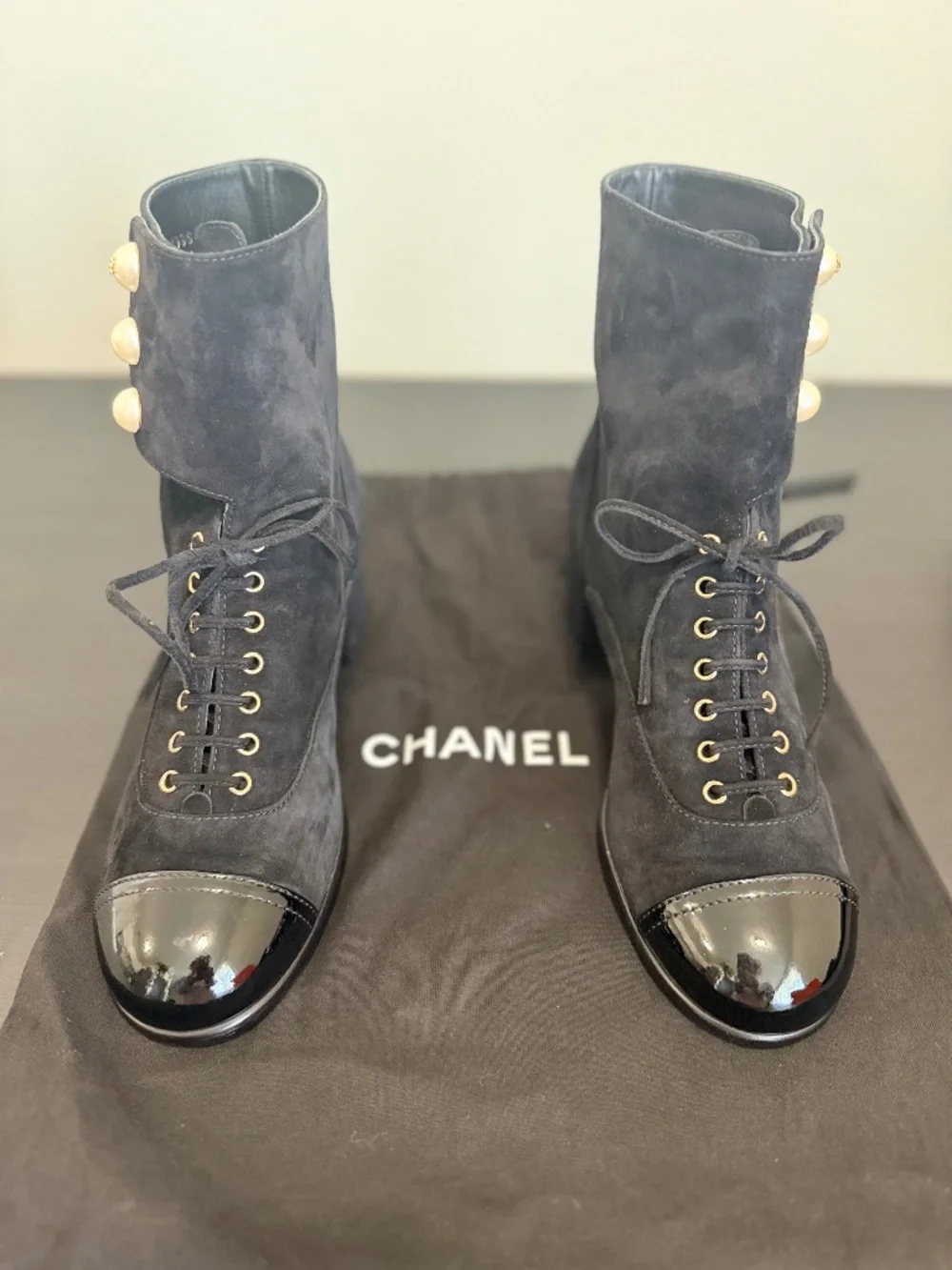 Chanel Suede Boots